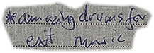 * amazing drums for exit music