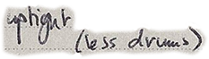 (less drums)