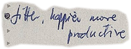 * fitter, happier more productive
